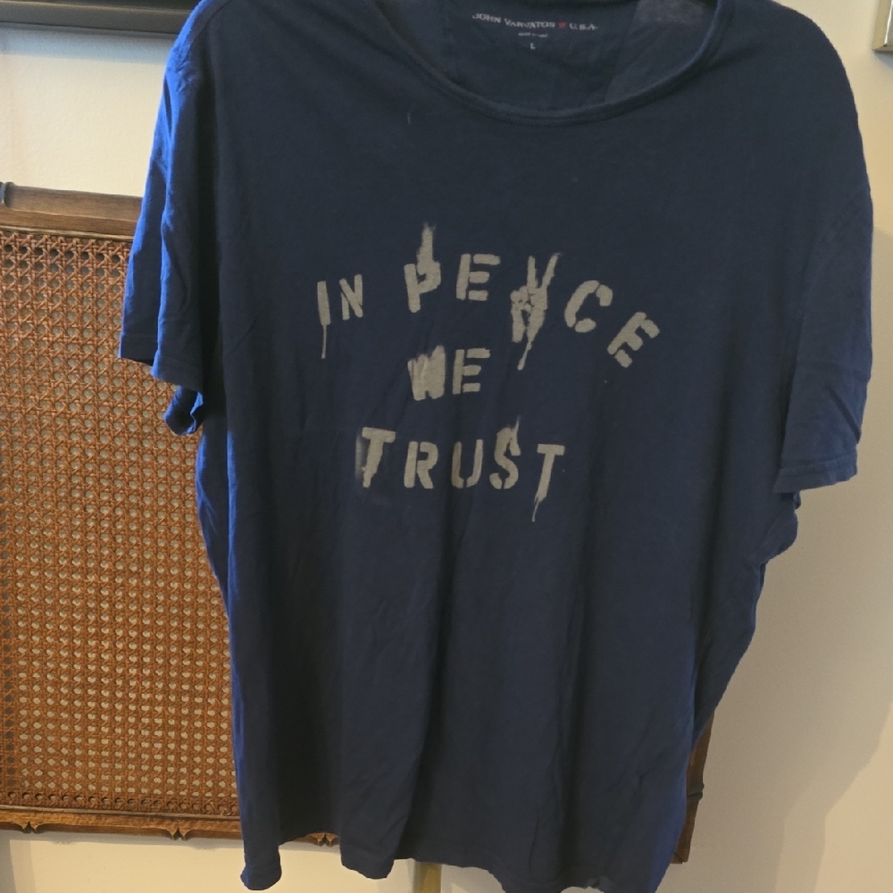 Men's Blue Graphic T-Shirt